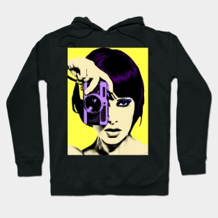 Girl photographer, Pop art Hoodie